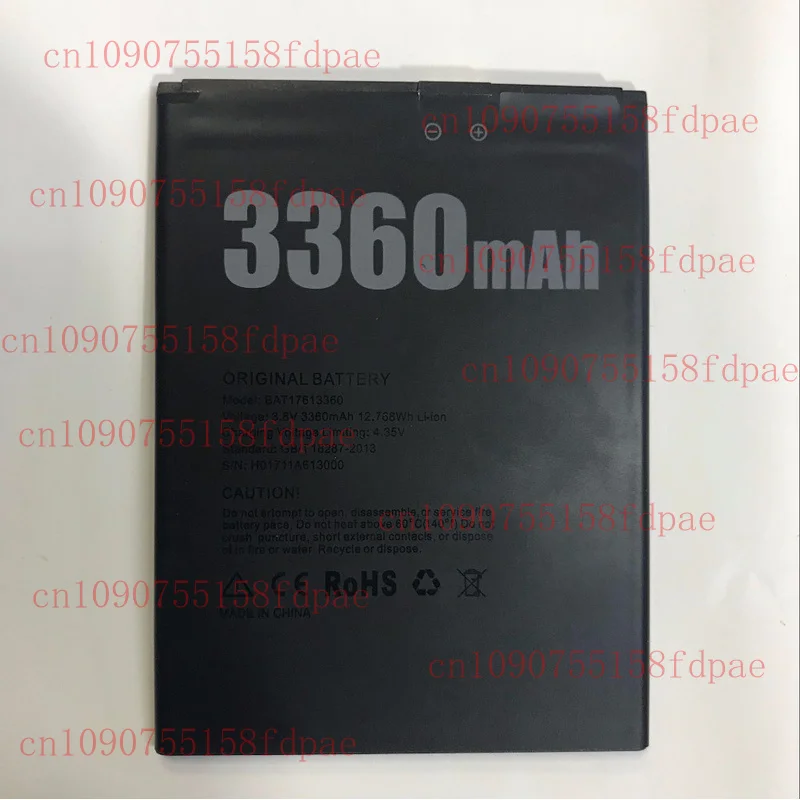 

BAT17613360 — Аккумулятор New3360 мАч для DOOGEE X30