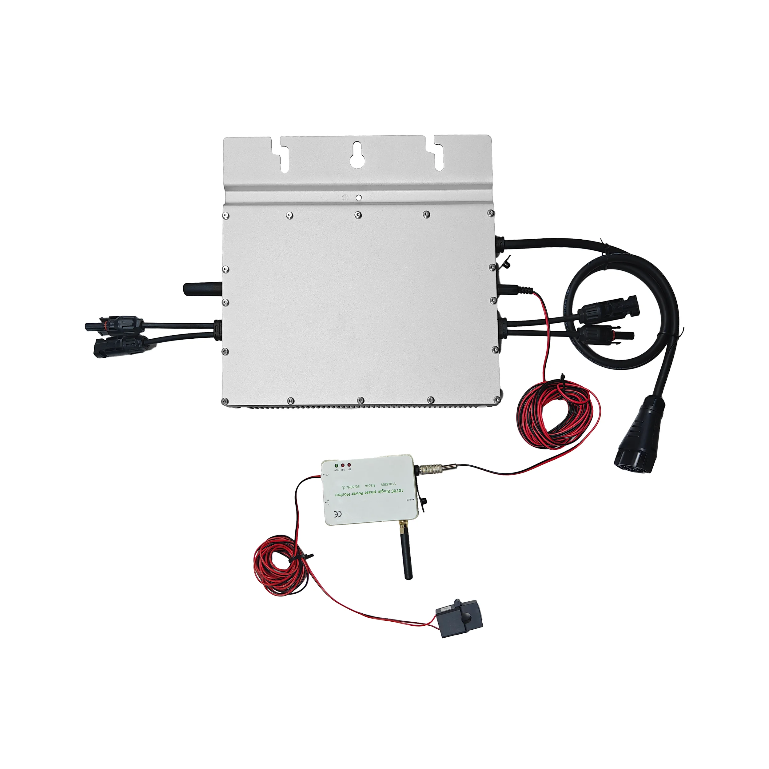 SPD800 Anti-Backflow Wired Version Balcony Solar System 800W Micro Inverter Single IP67 Waterproof 2 MPPT 96.5% Efficiency
