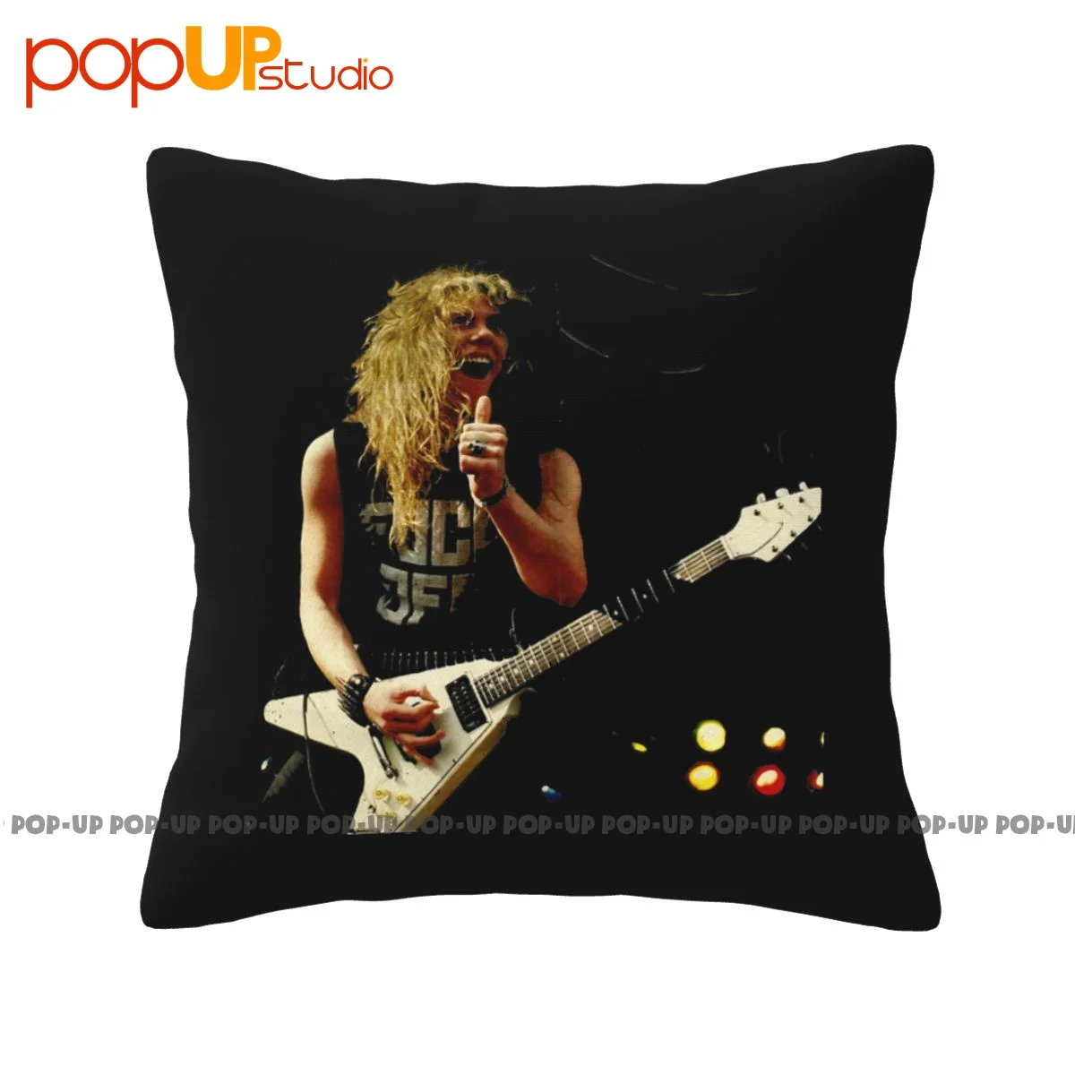 Soft James Hetfield Funny Birthday Pillowcase Throw Pillow Cover Fashion Customized Pattern Decor