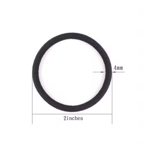 10/30/50pcs 4MM Black Ponytail Holder Elastic Hair Bands Scrunchies For Women Men Girl Lady Hairband Leagues Headband Accessory - Image 2