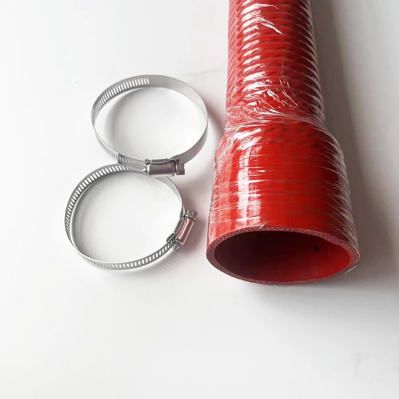 Red Universal Variable Diameter Reducer Silicone Flexible Hose Radiator Tube Pipe For Air Intake High Pressure High Temperature