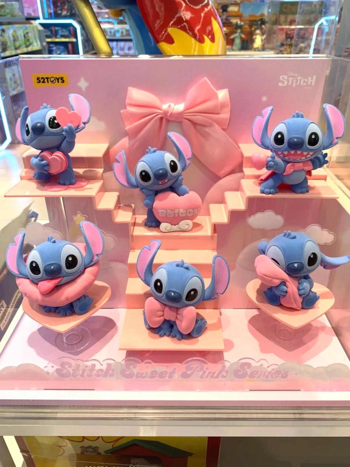 

Stitch Sweet Pink Series слепая коробка Mystery Box Kawaii аниме фигурка Stitch модные игрушки украшения День святого Валентина подарки-сюрпризы