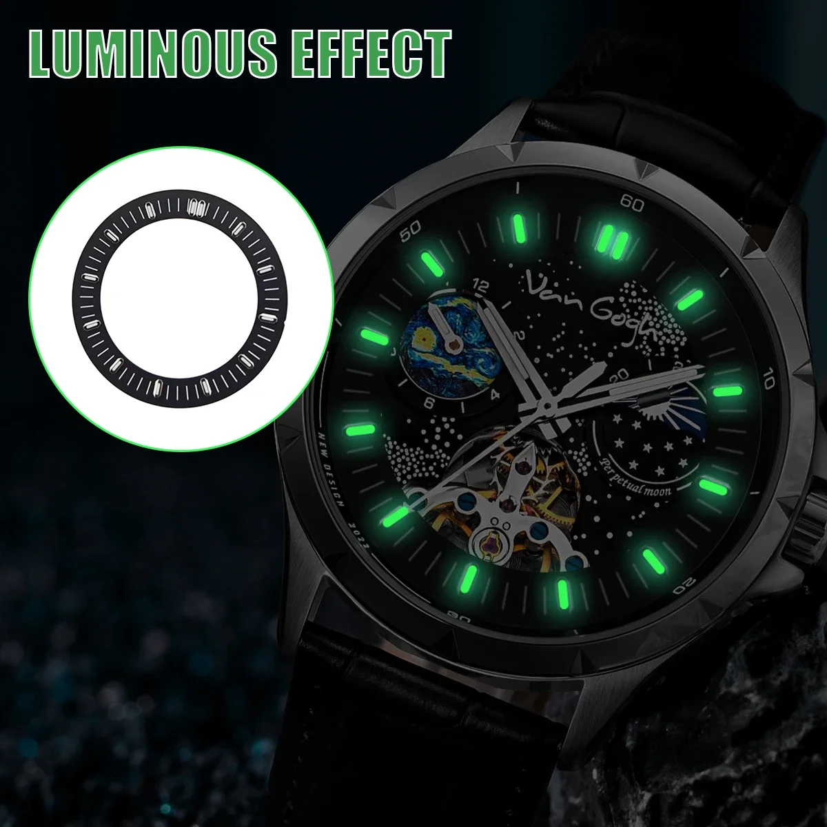 قرص الساعة لحركة NH70 NH35 NH36 وجه ساعة أخضر مضيء أبيض/أخضر جيشي/وردي/أزرق/ذهبي/أسود/رمادي 31 مللي متر بطلب