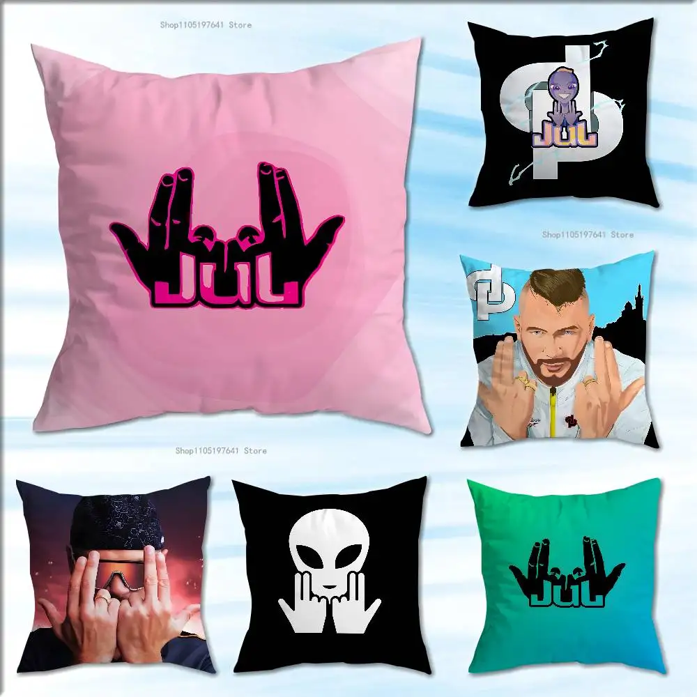 

Rapper J-JUL Anime Celebrity Merchandise All-Match Printed Pillow Case Sofa Car Office Room Decoration Protector