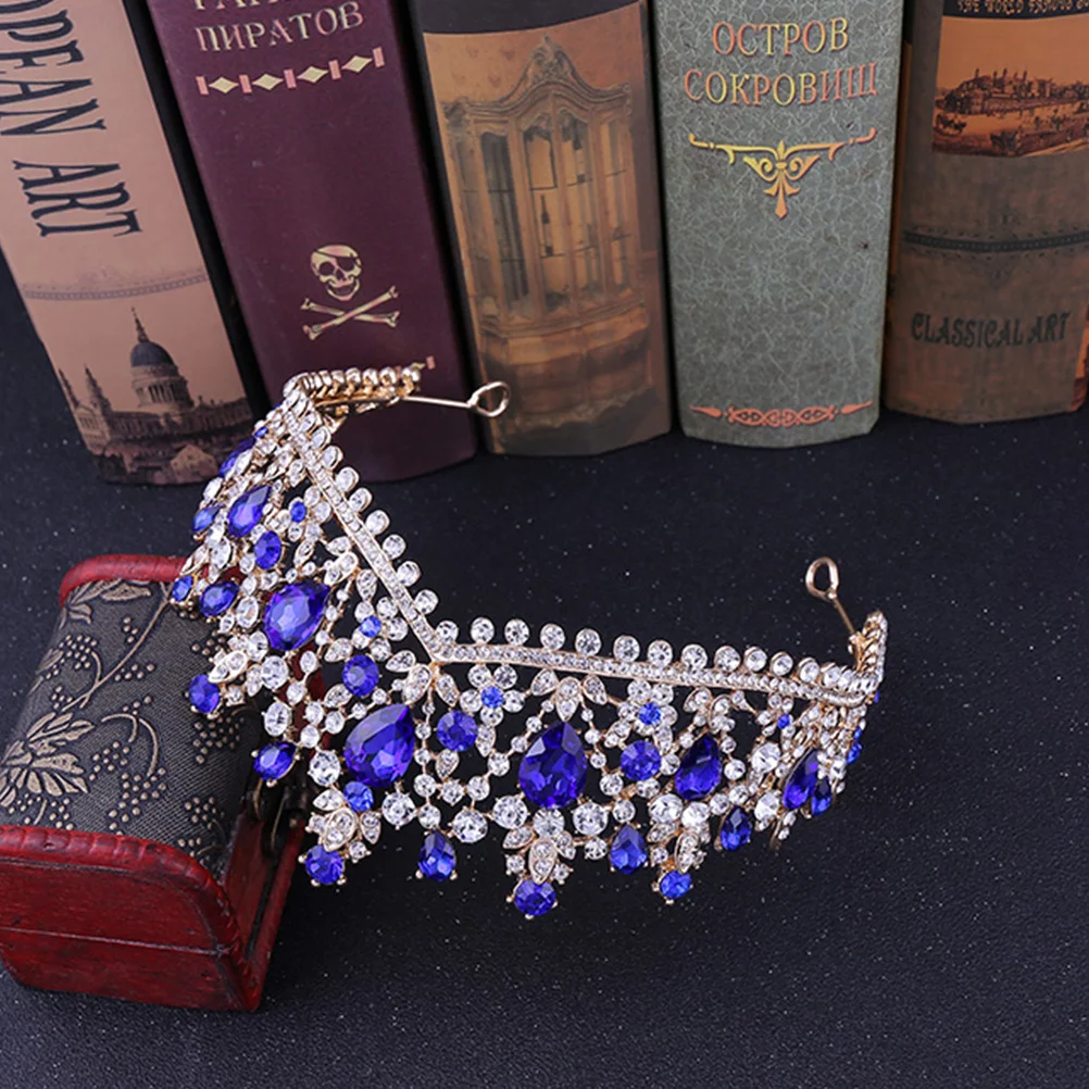 

Crown Bridal Headdress Rhinestone Hair Band For Women Wedding Party Bridesmaid Accessory
