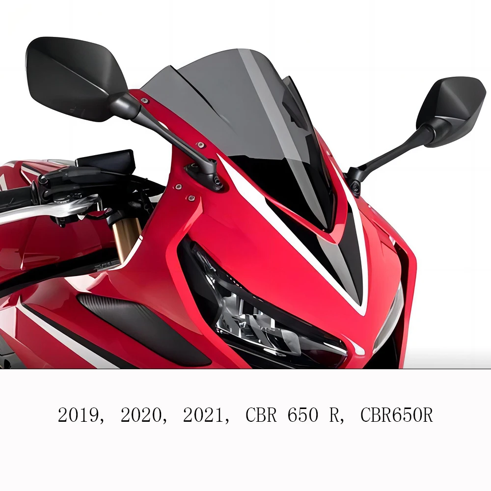 

Carénage de déflecteur de vent de pare-brise à double bulle pour Honda, accessoires de moto, CBR 650R, 2019, 2020, 2021, CBR 650
