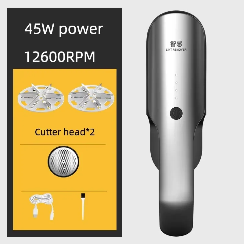 

45 Вт электрический триммер для удаления ворса, коммерческий триммер для волос, профессиональные средства для сухой очистки одежды, машина для шариков с катушкой для одежды