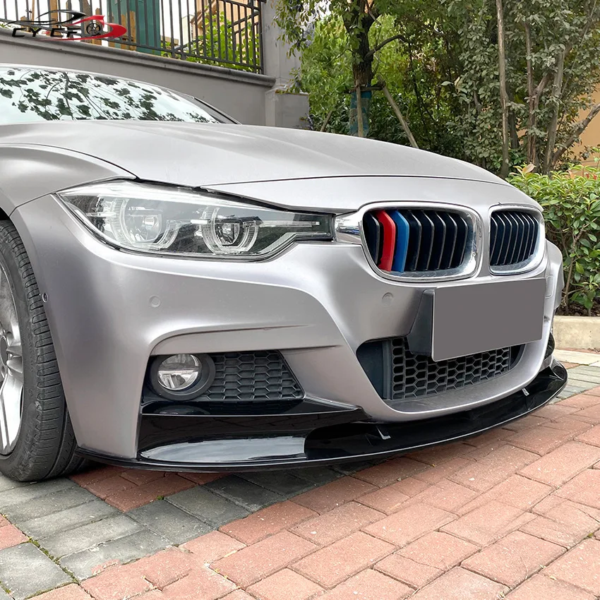 For BMW 3 Series F30 F31 320i 325i 330i 2013-2019 M Sport Tuning ABS Front Splitter Spoiler Front Lip Car Accessories ​​​​​​​