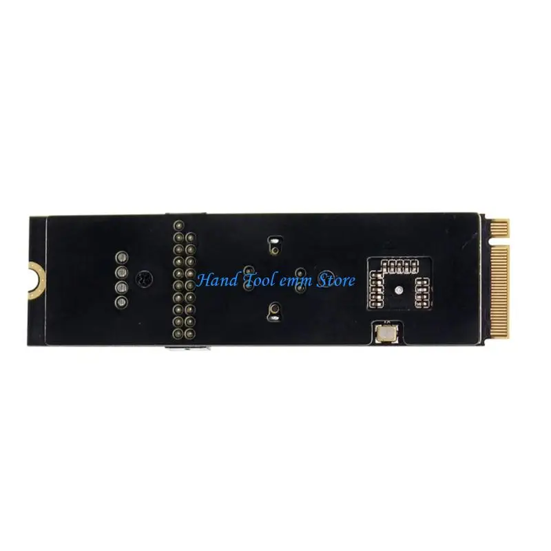 H37F M.2 PCIe To Front Panel USB3.0 Adapter Card Multiple Interfaces Compatibility