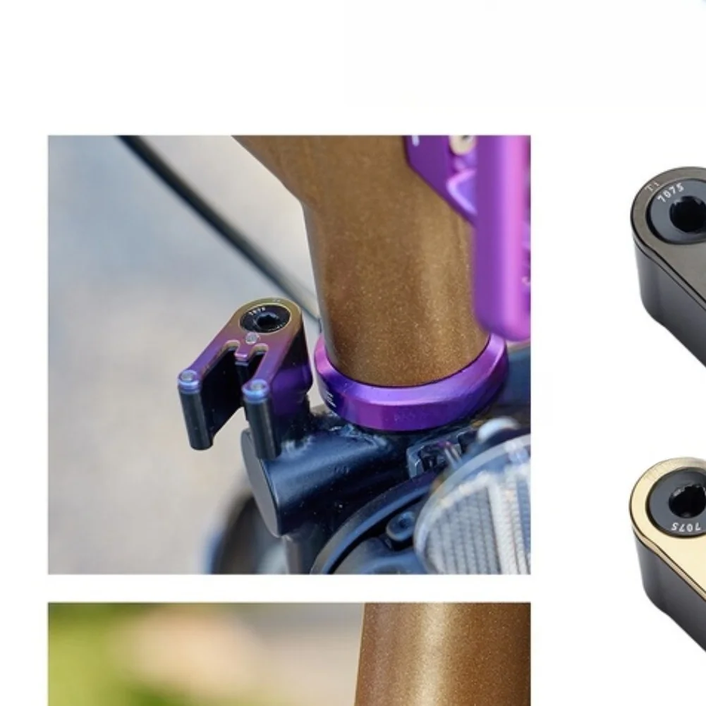 Aluminum Alloy Bike Clamp Multitool Aluminum Alloy Lock Black Folding Bike Clamp High-precision Cnc Technology