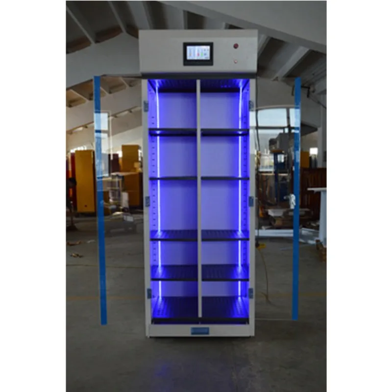 Ductless medicine storage cabinet, clean gas type medicine storage cabinet, purification type cabinet