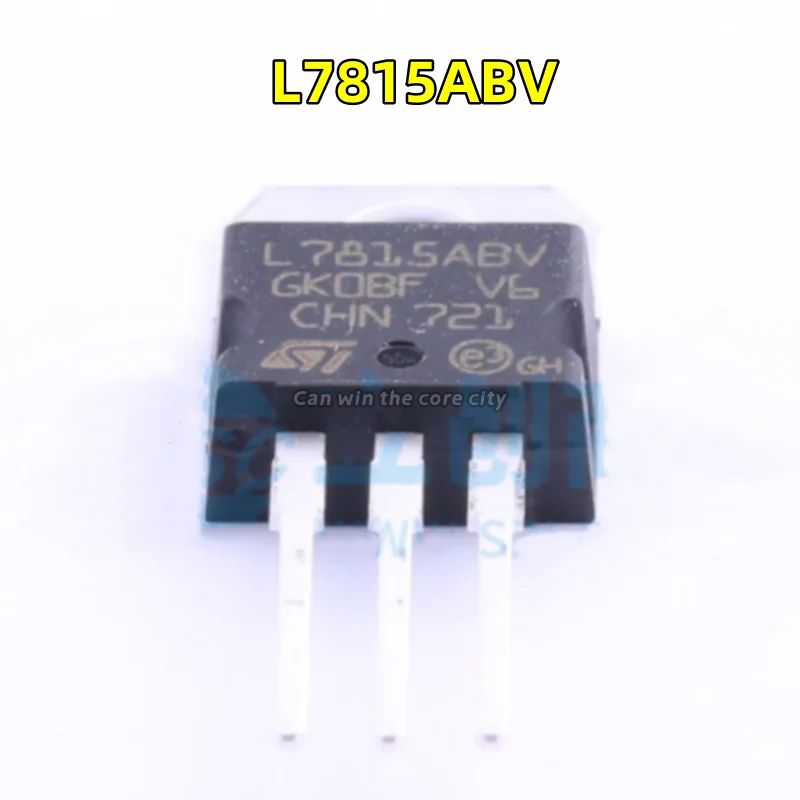 1-100 PCS/LOT New original off the shelf L7815ABV precision 1A bar regulator/regulator L7815 straight TO-220