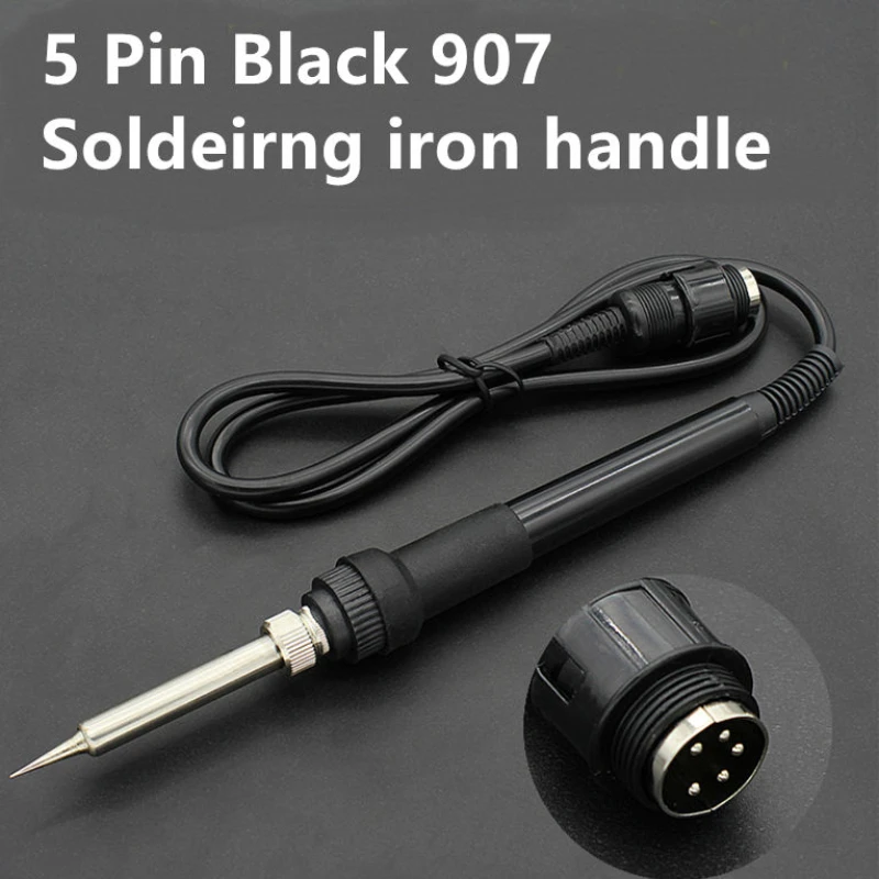 5pin Hot Soldering station iron handle 24V 60W For HAKKO 907 ESD 936 937 928 926 station