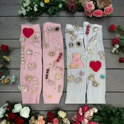 Encanto para calcetines broche Pins 55 piezas calcetín basura encanto calcetín joyería encanto Pins alfileres de seguridad calcetines basura Kit de encanto broches de mujer