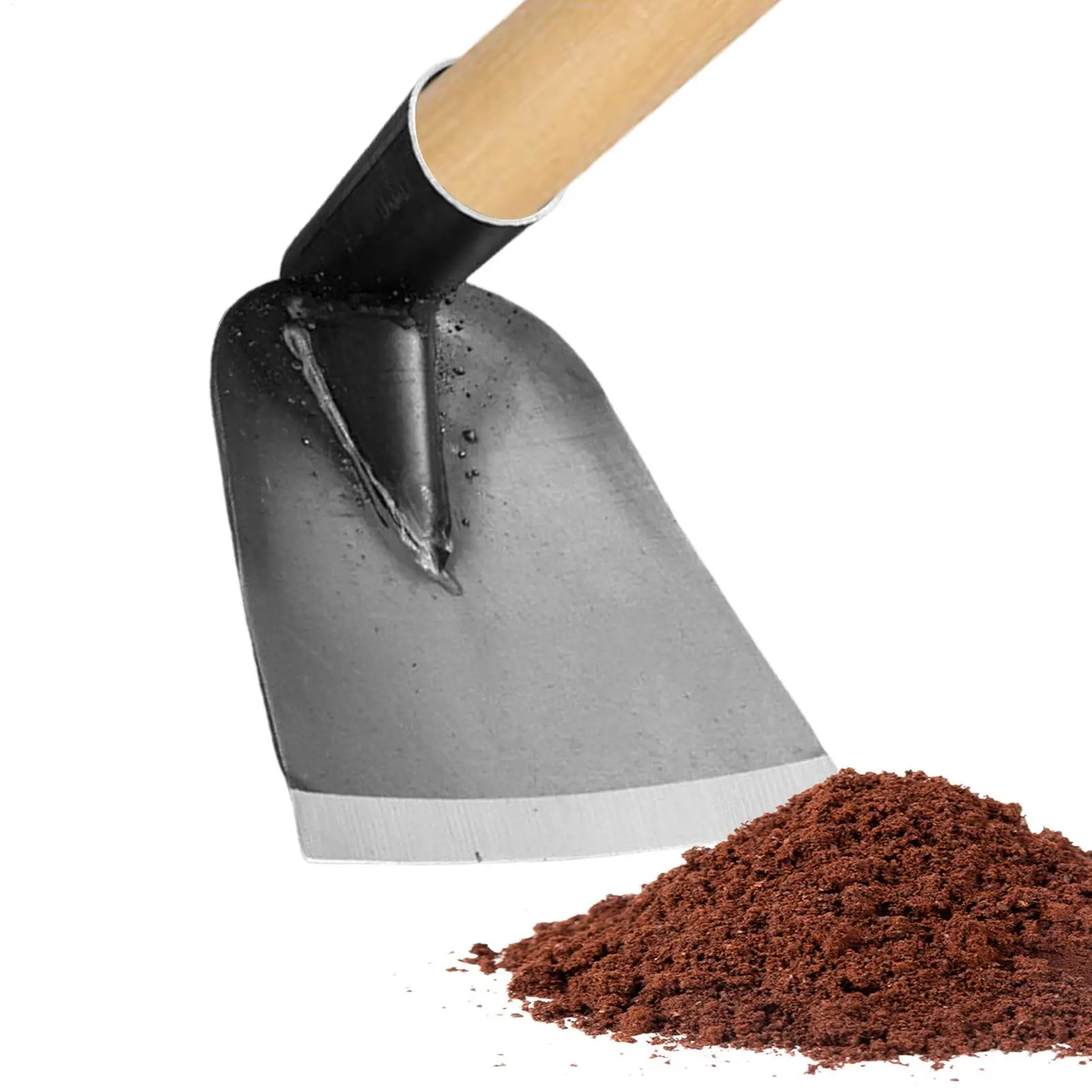 Hoes for Gardening Garden Farm Hoe Head for Flower Weeding Manganese Steel Cultivator Digging Grass Remover Replacement Parts