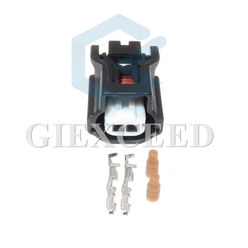 

2 комплекта, 2-контактный 6189-7523, водонепроницаемый автомобильный разъем, электрическая герметичная розетка переменного тока в сборе для Honda