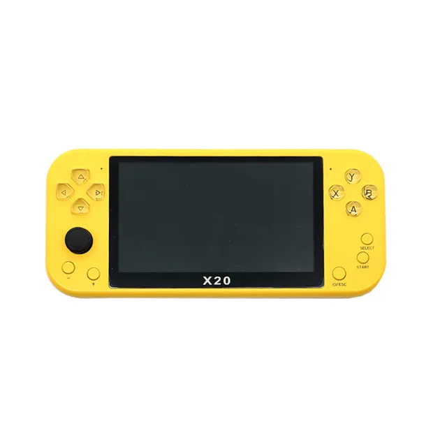 

X20 Video Game 5.1 inch LCD Double Rocker Portable Handheld Retro Game Console Video MP4 Player TF Card for GBA/NES 34200 Games