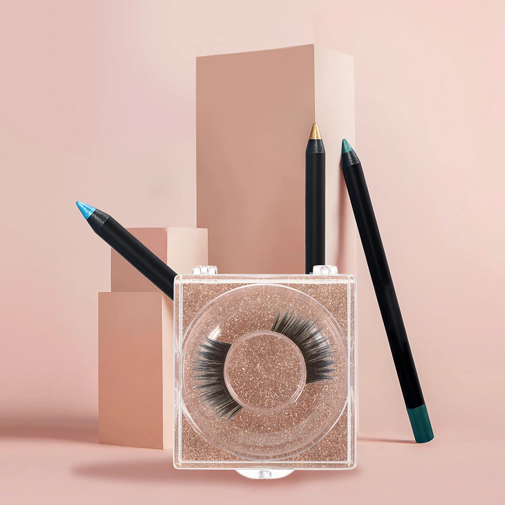 12 Stuks Lege Wimper Organizer Box Herbruikbare Plastic Lash Tray Sterke Afdichting Voorkomt Verplettering Ideaal voor Make-up Artiesten