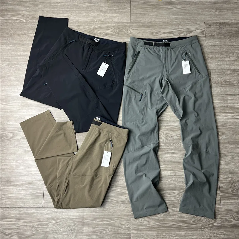 

Легкие мужские повседневные брюки для активного отдыха, быстросохнущие, дышащие, с 3D-кройкой, рабочая одежда, тонкие, для весны и лета, модель-заменитель