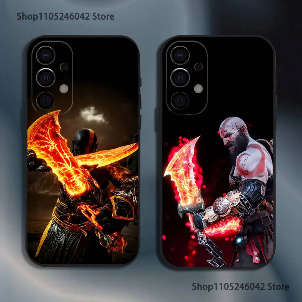Coque de téléphone noire Game G-Dod of W-War, étui pour Samsung S25,S24,S21,S22,S23,S30,Ultra,S20,Plus,Fe,Lite,5G