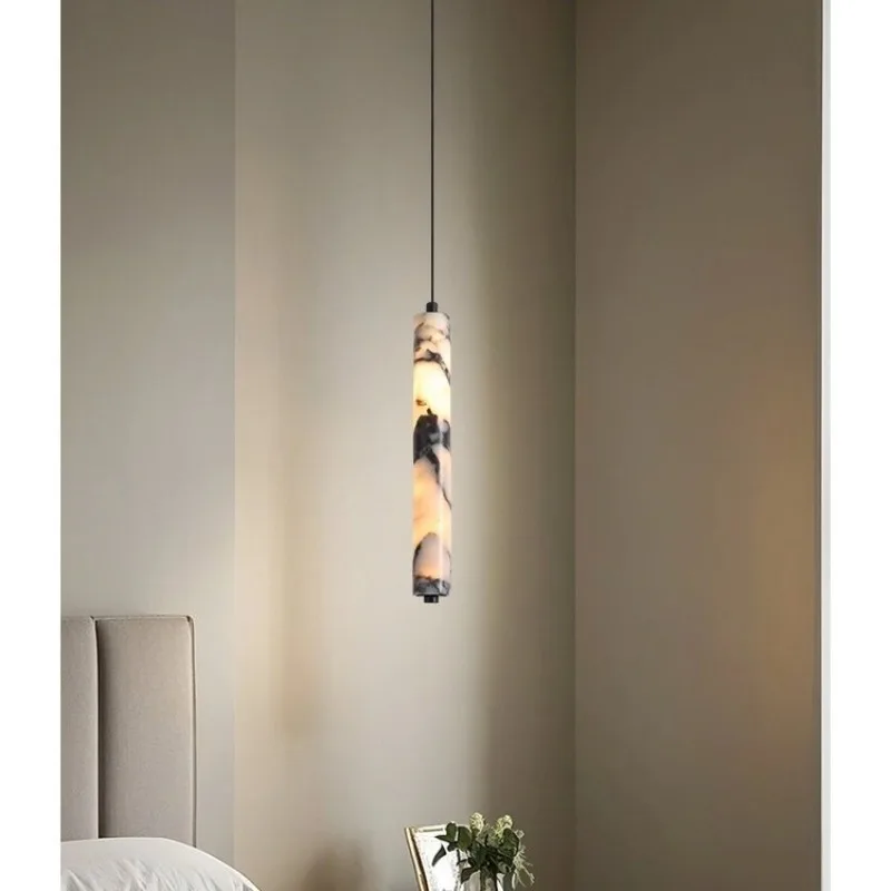 Mordern French Luxury Marble Pendant Light Chandelier Light Lamp For Bedroom Living Room Office Indoor Home Decorative Fixture view 2