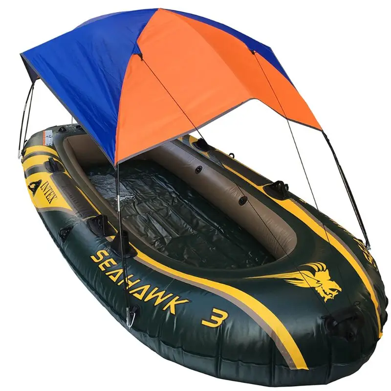 Foldable Inflatable Boat Tent Waterproof for Sun Shade Shelter Boat Awning for Sun for Protection Tent for Fishing