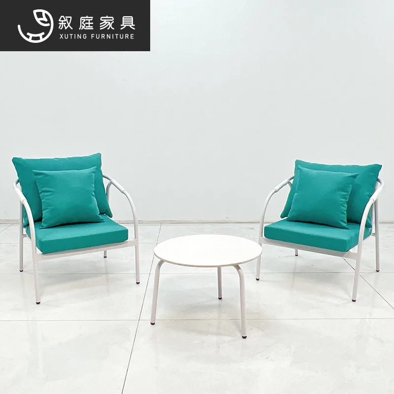 

Outdoor leisure chair villa balcony single sofa chair household chair rope weaving homestay courtyard garden outdoor table and c