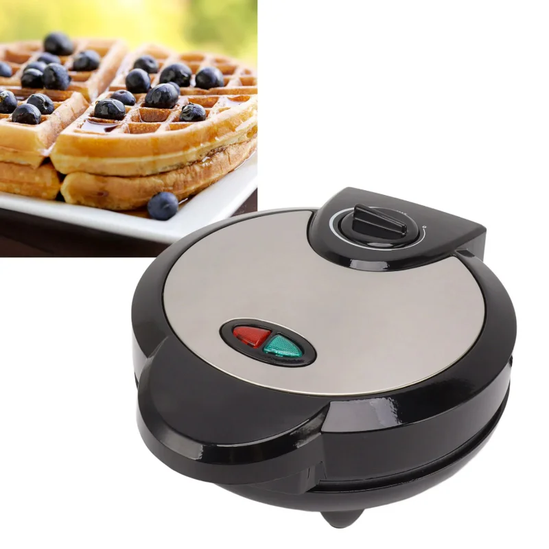 

1200W Waffle Maker Double Side Flip Cooking Plate Adjustable Temp Non Stick Baking Pan EU Plug 220V