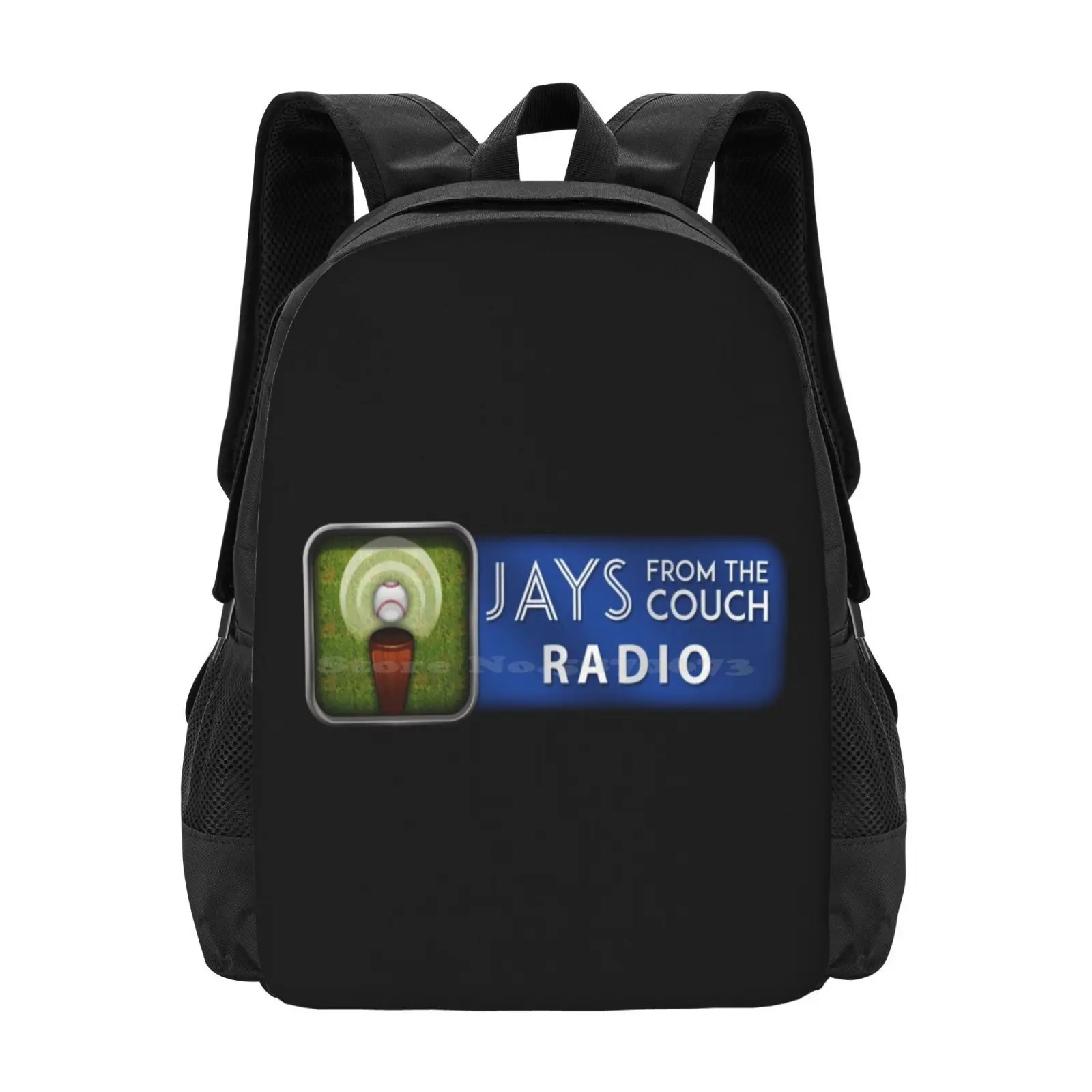 Jays From The Couch Radio 3D Print Design Backpack Student Bag