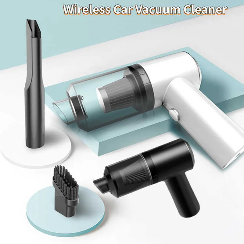 Vacuum Cleaner For Car Mini Portable Usb Rechargeable Cordless Wireless Home Car Cleaning Tool Handheld  2 In 1 Vacuum Cleaners