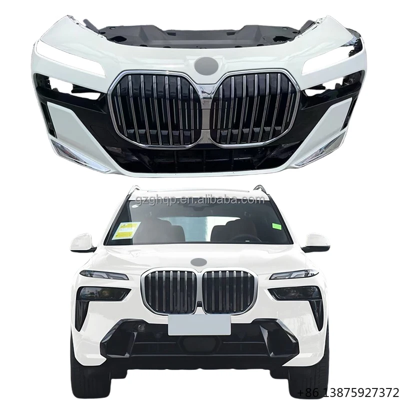 

Original Car Front Mouth Bumper Assembly Body Kit Suitable for X7 G07 M Sport Package 2023-2024 Bumper