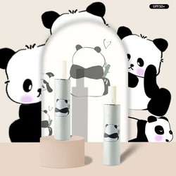 Cute Panda Fully Automatic Folding Umbrella for Rain, Sun and UV Protection Travel Umbrella 1pc