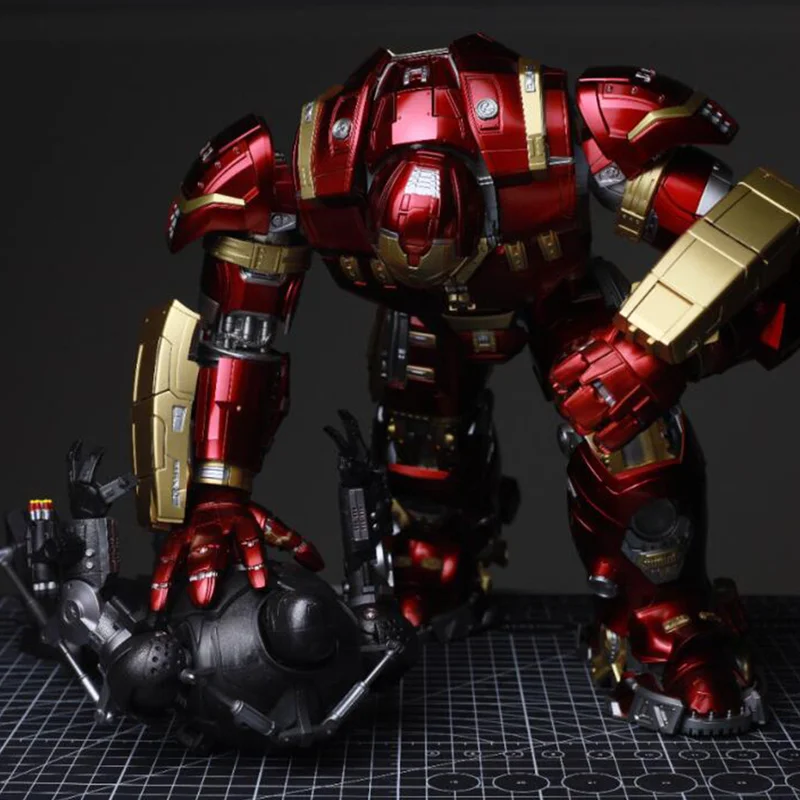 Modelo de armadura Anti Hulk, articulación móvil con montaje ligero, juguete Iron Man, adorno de escritorio, regalo de cumpleaños, regalo de buena calidad, genial