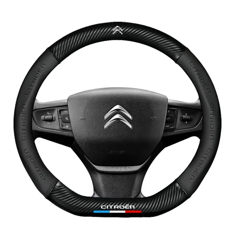 Car Steering Wheel Cover Is Applicable  For Citroen C4 C3 C5 C1 DS3 DS5 DS4 Berlingo Jumper ZX Spacetourer Car Accessories