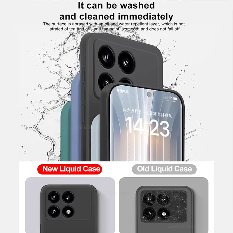 غطاء Poco X6 Pro سيليكون سائل مقاوم للصدمات أغطية هواتف لجهاز Xiaomi Poco X6 Pro Poco X 6 Prо X6Pro Pocox6 Pro 5G غطاء TPU ناعم - 3