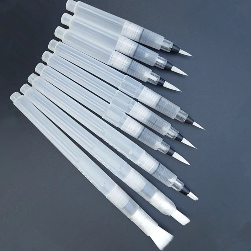 

Soft Hair Multi-Size Calligraphy Pen Watercolor Writing Brush Artist Painting Drawing Tool School Office Supply Stationery Gift