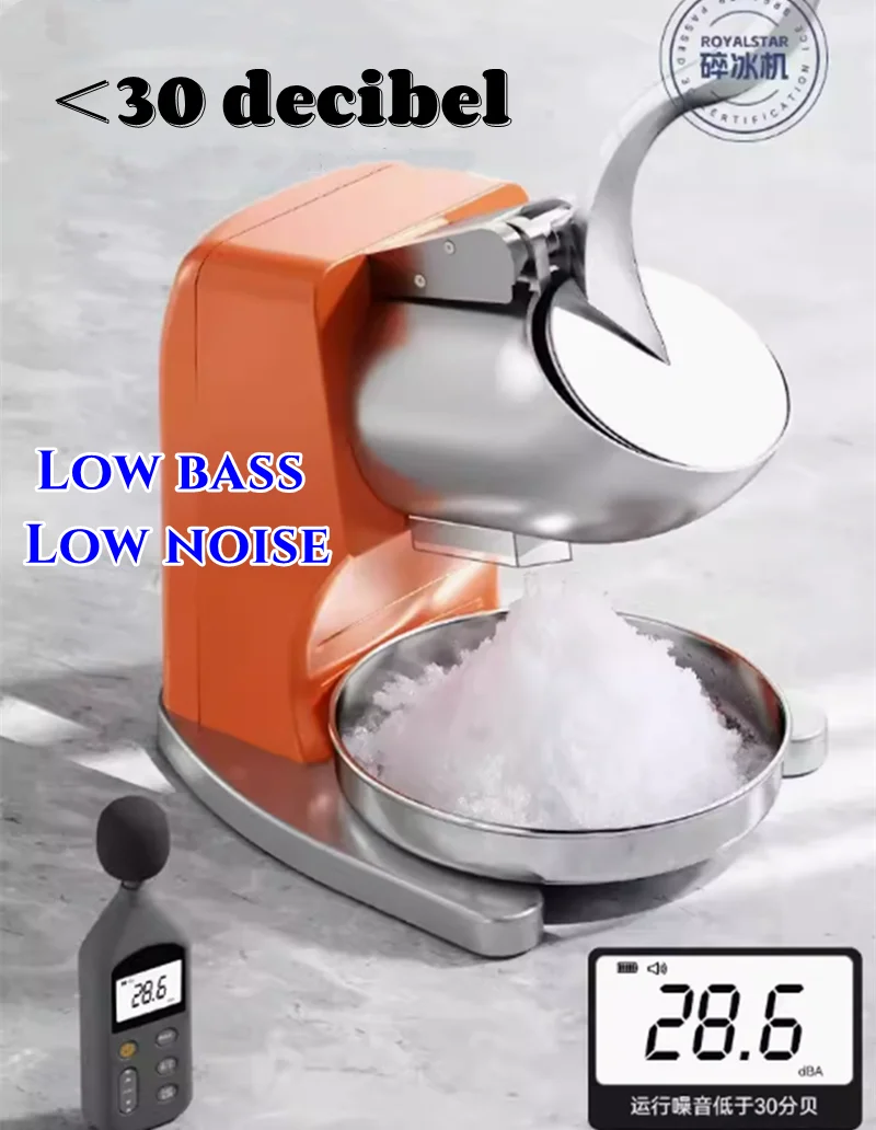 Ice crusher380W Ice Breaking Machine commercial stall Ice sand making Shaved ice milk tea shop