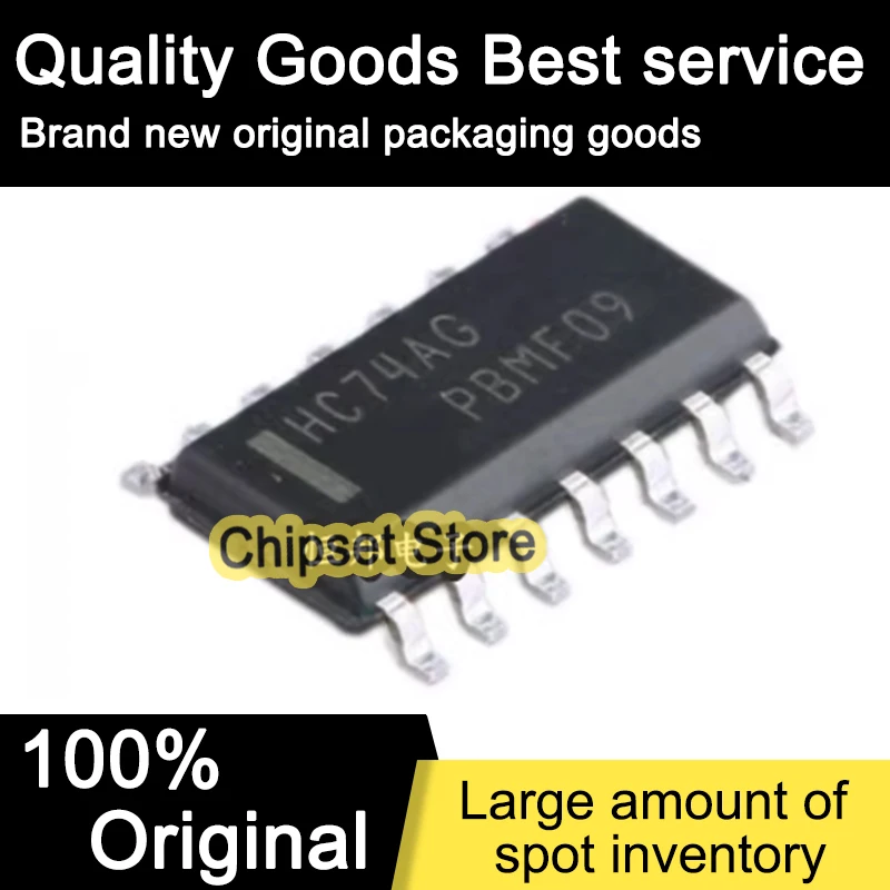 

5pcs/lot MC74HC74ADR2G HC74AG SOP IC 100% Brand new