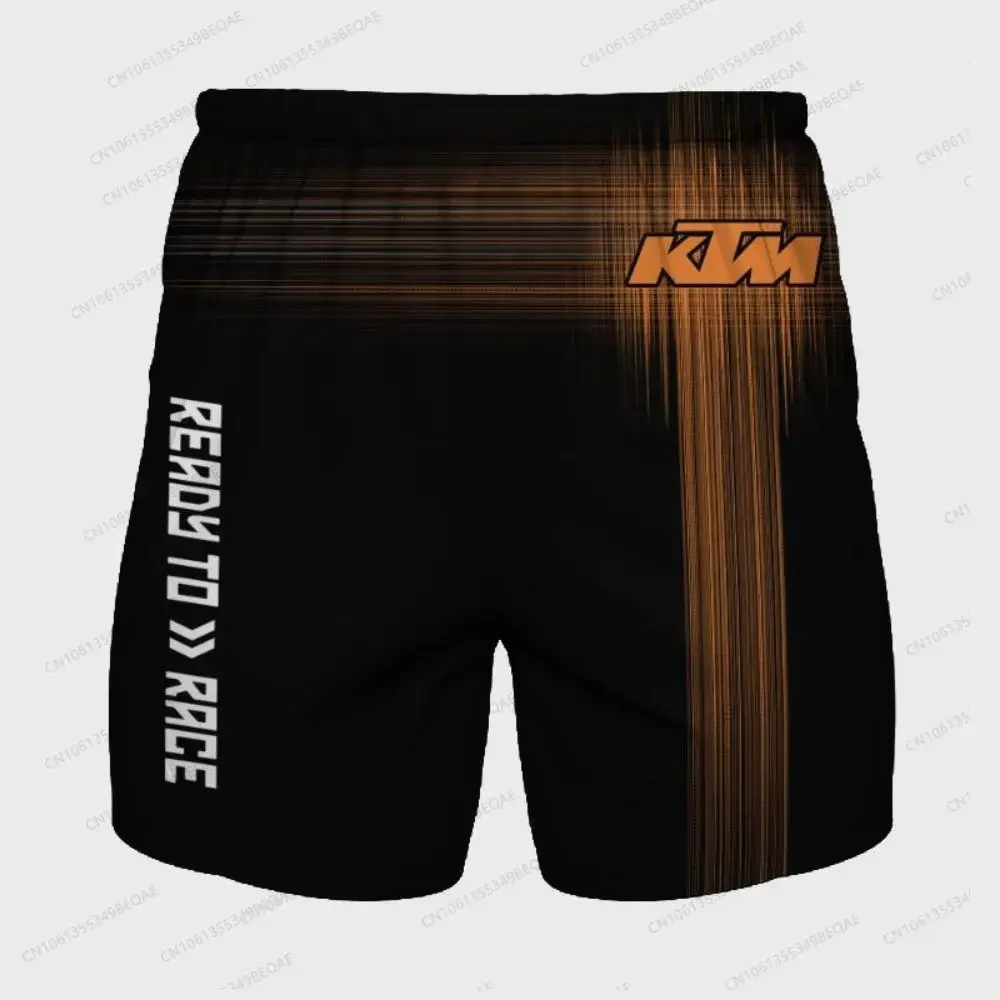 KTM السراويل الرجالية الصيف شورتات للبحر في الهواء الطلق الشارع موضة السراويل موتوكروس عمال الرجال السراويل غير رسمية