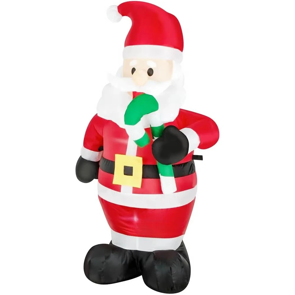 

Рождественские надувные Санта-Клаусы в натуральную величину, открытый сад, новогоднее рождественское украшение, подарки, рождественские персонажи