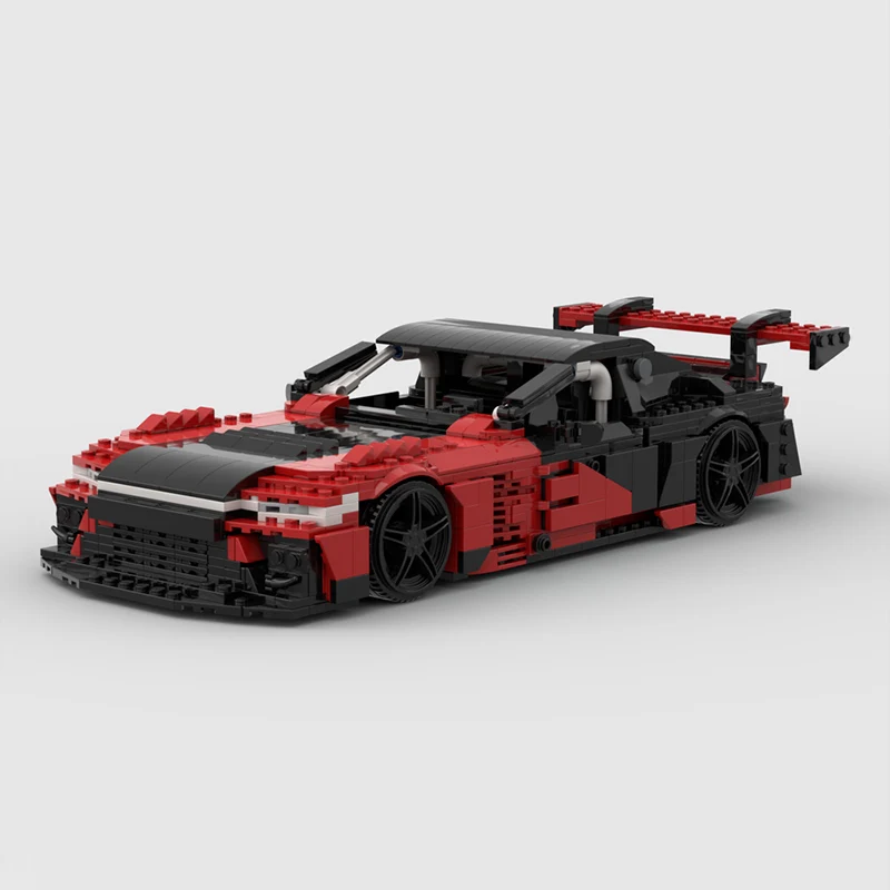 City Car Model MOC Building Bricks GR GT3 High Performance Race Car Modular Technology Gifts Holiday Assemble Toys Suit Display