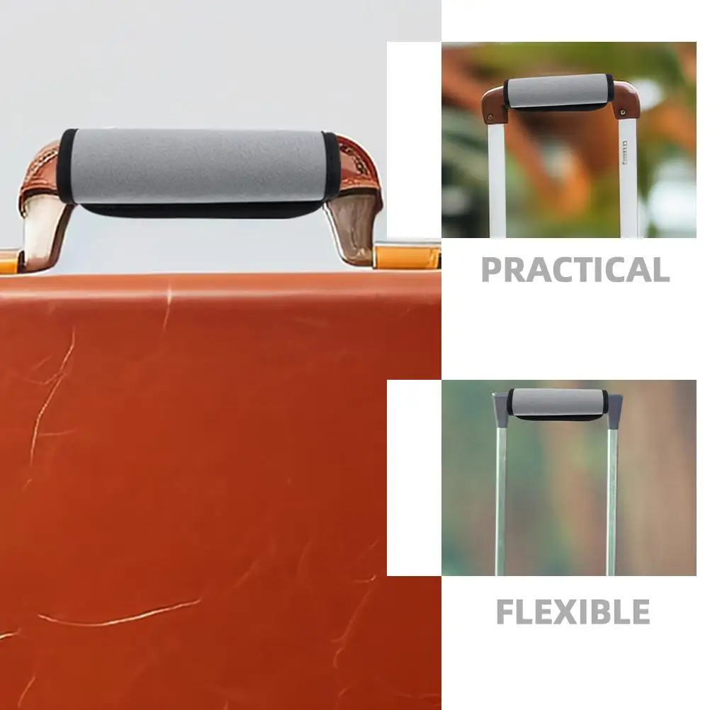 2pcs Luggage Suitcase H Wraps Covers Gray for Suitcase Stroller Comfortable Travel Accessories Lightweight