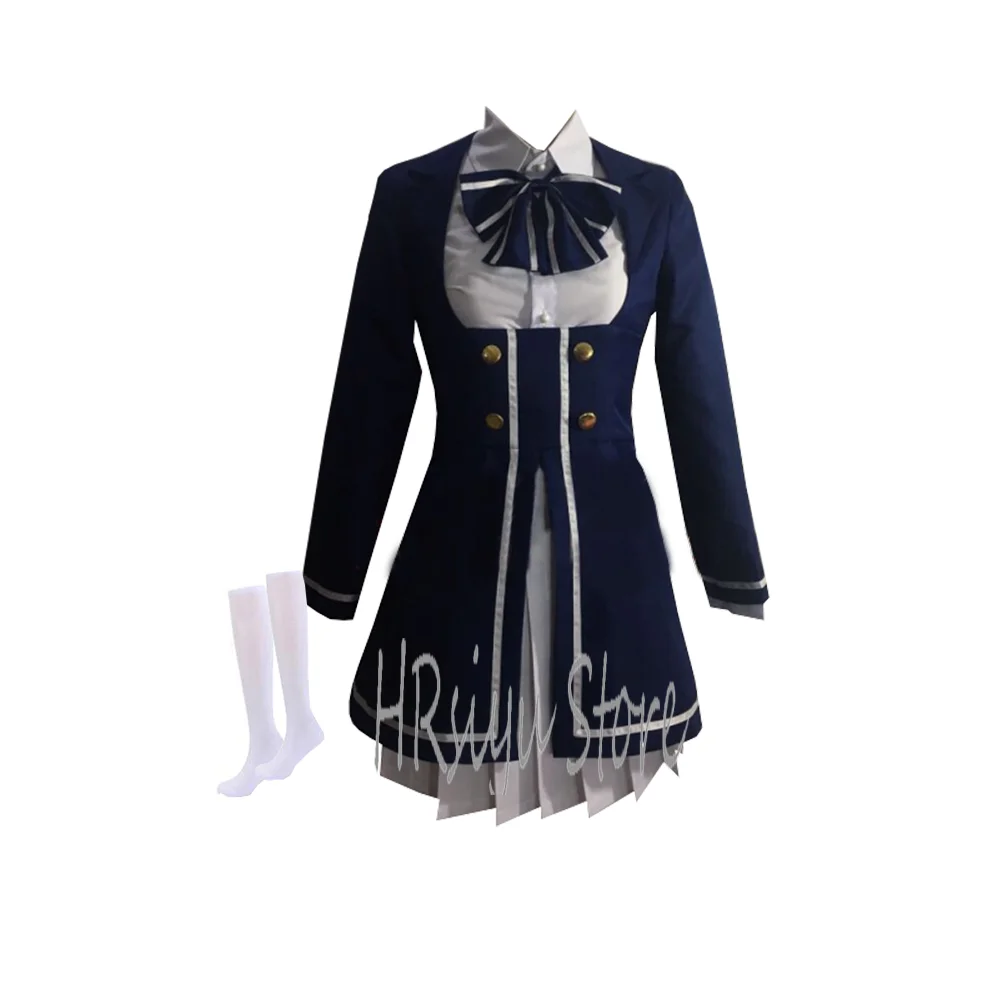 

Anime Cos Minamoto Sakura Cosplay Costumes Outfit School Student Uniform Party Clothing