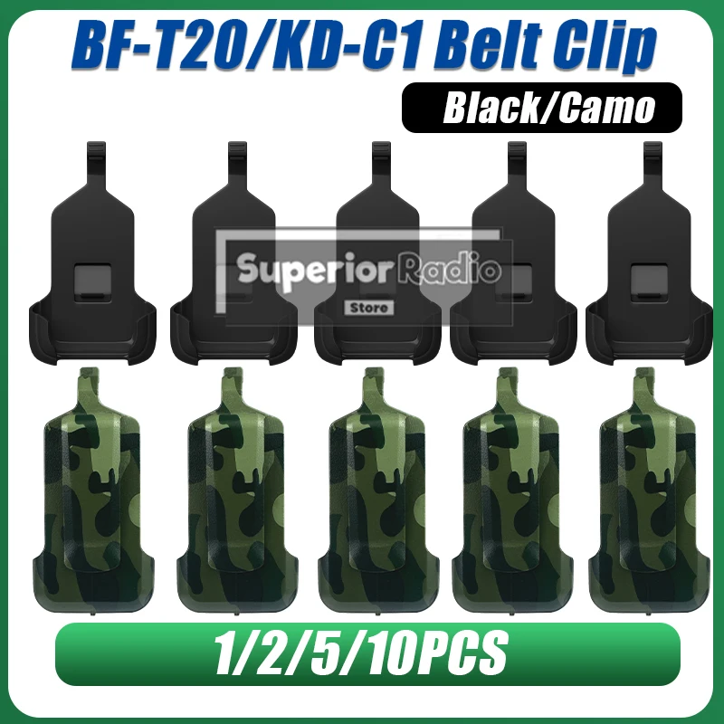 

Walkie Talkie Belt Clip Replacement 1/2/5/10PCS For Baofeng BF-T20 Retevis RT622 RT22S WLN KD-C1 KD-C2 Two Way Radio Accessories