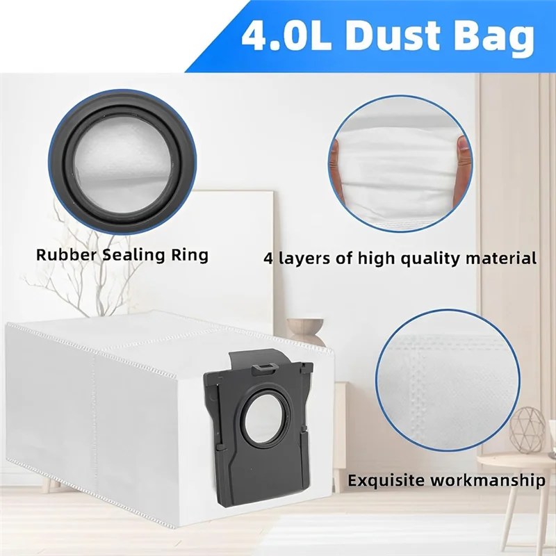 

AA01-For Dreame D10 Plus Gen 2 Robot Vacuum Cleaner RLD32GD Accessories Main Side Brush Hepa Filter Mop Cloth Dust Bags