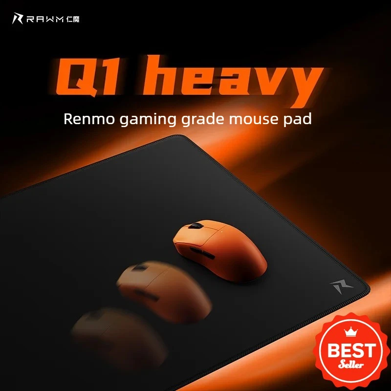 

RAWM Q1 Heavy Game Large Mouse Pad Soft Mousepad 490x420x5mm Extra FPS E-sports Gaming Desktop Mouse Pad