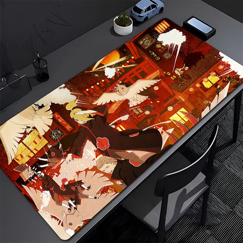

Mousepad NARUTO Uzumaki Naruto Office Computer Desk Mat Keyboard Mouse Pad Cushion big Non-slip Deskpad PC game Anime Mousepad