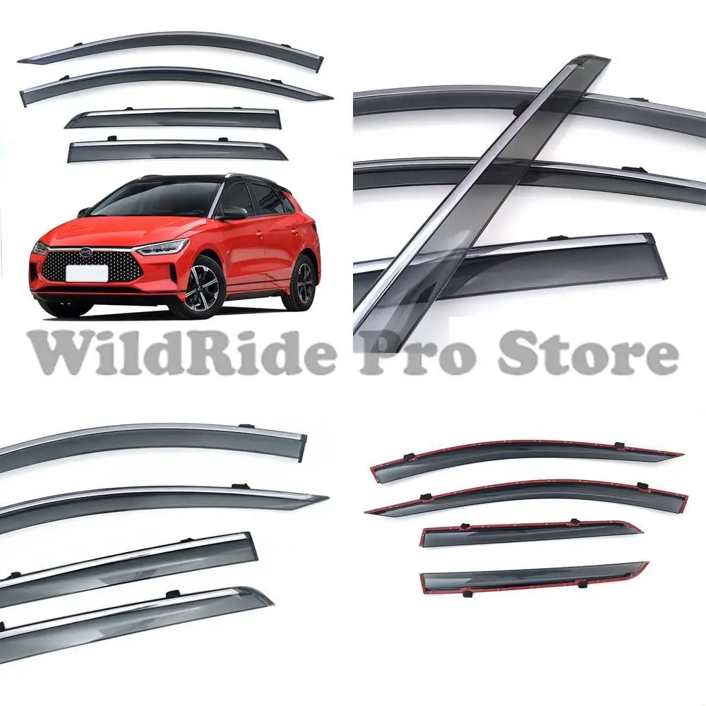 

1 set specialized for 2019-2024 BYD e2 hatchback rain visors car window rain guards BYD E2 rain shield modification accessories