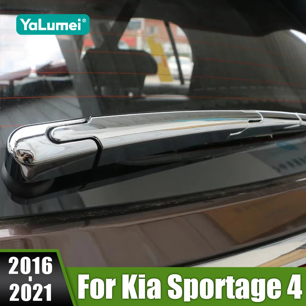 

For Kia Sportage 4 2016 2017 2018 2019 2020 2021 Car Rear Window Wiper Trim Cover Trunk Windshield Nozzle Cover Decoration Strip