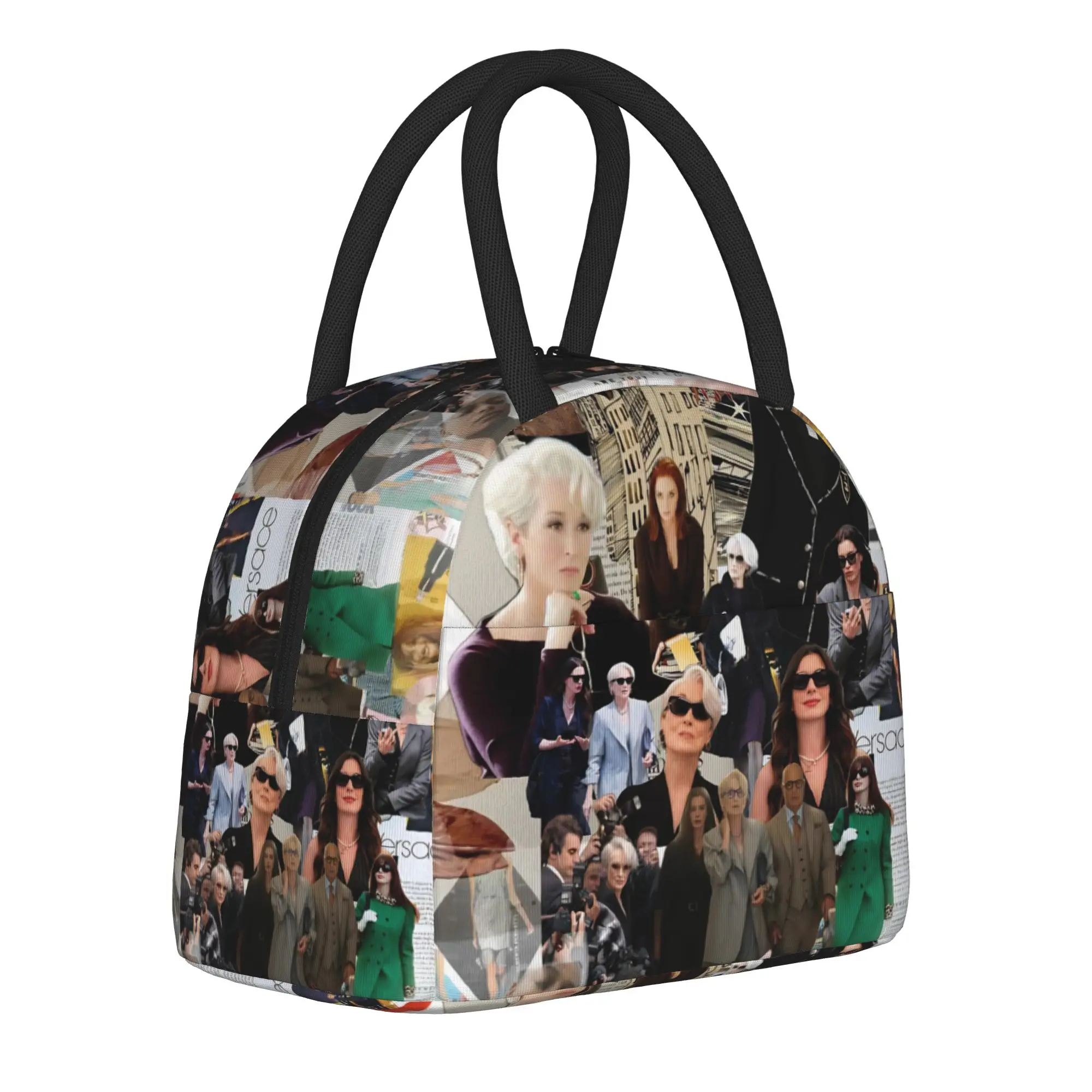 The Devil Wears 2026 Movie Accessories Insulated Lunch Bag For Travel  Storage Food Boxes Portable Thermal Cooler Bento Box